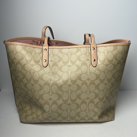 Coach City Tote Monogram Large Reversible Bag - Picture 6 of 11
